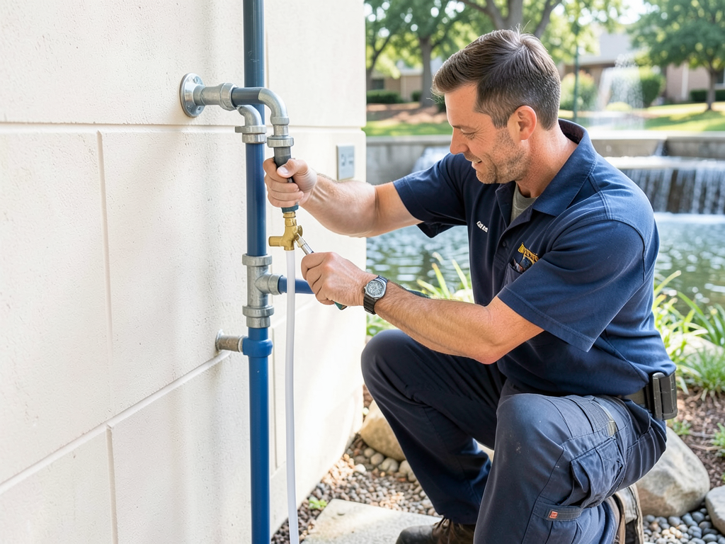 Adding an outdoor shower for rinsing off after a d