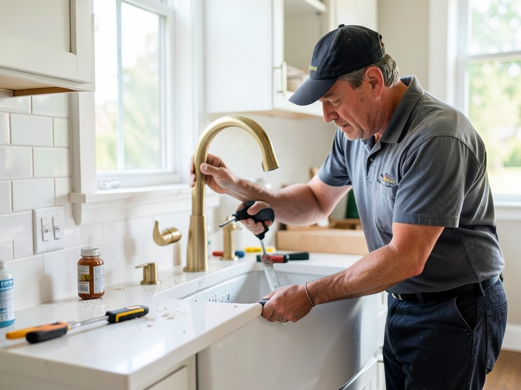 Luxury fixture installation and plumbing upgrades