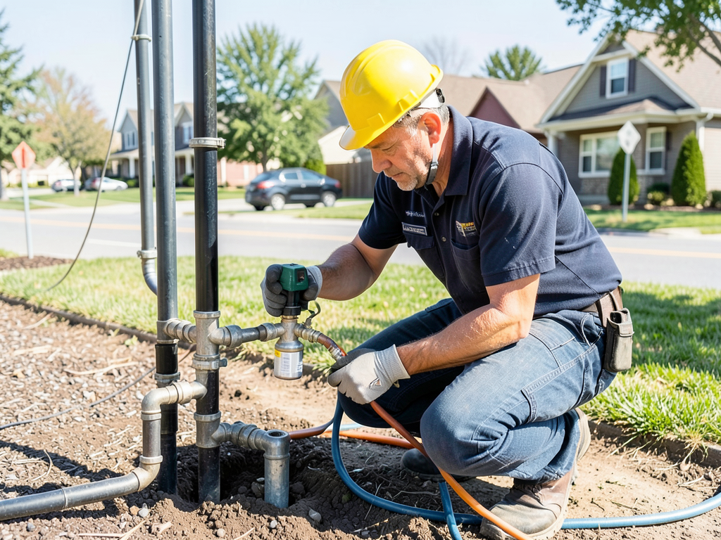 Safe gas line installation for zilker patios and o