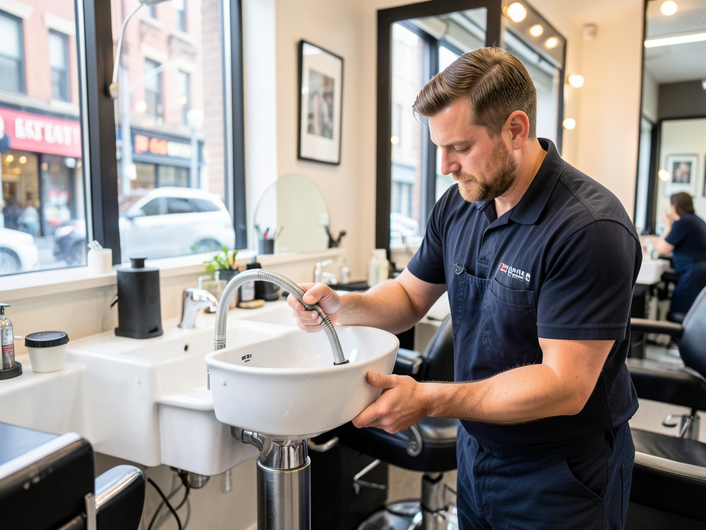 Setting Up the Plumbing for Your New Barbershop or Salon on East 6th Street